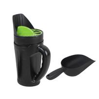 Garden Seed Spreader Handheld Lawn and Vegetable Seed Planter Adjustable Flow Rate for Precise Seed Distribution with Ergonomic Handle