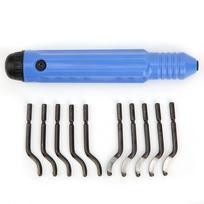 Rotary Deburr Blades Deburring Hand Tool Anti-Slip Handle Deburring Tool Kit Burr Remover  Wood