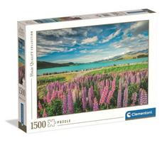 Puzzle 1500 Hq Lupins At Lake Tekapo