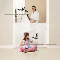 Retractable Safety Gate for Pets and Children - No-Drill Installation 150cm Drilled balta