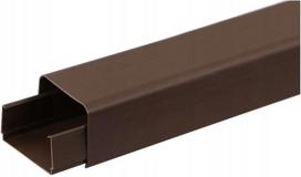 Kondicionieriaus montavimo latakas, rudas, tipas 08, 80x60 mm, 1 m