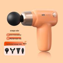 MINI USB Muscle Relaxation Massage Gun - Silent Vibration Fitness Equipment oranžinė