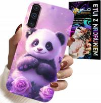 Etui Do Samsung Galaxy A70 - Słodka Panda Wzory Dla Dzieci + Szkło