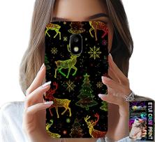 Etui Do Samsung Galaxy J5 2017 - Renifer, Płatek Śniegu, Choinka + Szkło