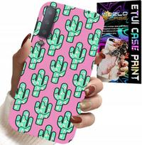 Etui Do Samsung A7 2018 - Kaktusy, Kaktus Na Różowym Tle + Folia