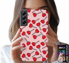 Etui Do Samsung Galaxy S22 Plus - Kobiece, Modne Wzory Lizaki W Serca Case
