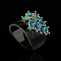 Exquisite Girls Rings Set Green AAAA Zircon Rings Wedding Bridal Jewelry Wedding Party Rings Luxury Women Rings Silver Ring 6