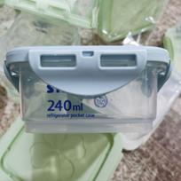 650ml Square Airtight Food Grade Storage Jar for Grains and Cereals Thickened Food Grade PP5