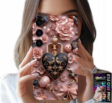 Etui Do Samsung Galaxy A16 4/5G - Kobiece Wzory Kłódka Serce Case + Szkło