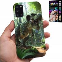 Etui Do Samsung Galaxy A21S - Dino Dinozaur Tyranozaur Case + Szkło