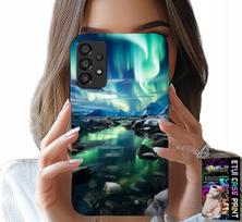 Etui Do Samsung Galaxy A23 5G - Alaska Zorza Polarna Stawik Case + Szkło