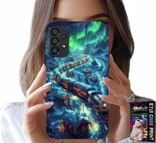 Etui Do Samsung Galaxy A23 5G - Pociąg, Ekspres Świąteczny Wzory + Szkło