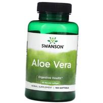 Aloe Vera, Aloe Vera 25, Swanson 100gelcaps (71280205) 100softgels