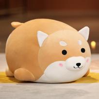 Cute Shiba Inu Plush Toy Doll Dog Ragdoll Corgi Doll Pillow Bed Super Soft Sleeping Big Pillow 26cm【0.2kg】