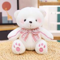 Cute bear doll grab machine doll plush toy teddy bear doll for girlfriend Valentine's Day gift 25cm 8 inch grab machine doll