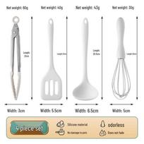 Ruhan 8-Piece Silicone Kitchen Utensil Set