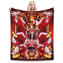 Relax Alastor Vox Soft Warm Blanket Hazbines Hoteles Kids Adult Plush Throw Blanket Bedroom Flannel Bedspread Sofa Bed Cover 30x40in