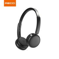 Recci REP-W95 Noise-Cancelling Wireless Bluetooth Headphones elegantiška juoda spalva
