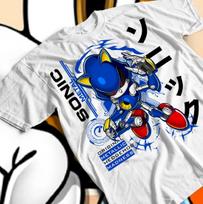 Sonic Metal The Hedgehog T-Shirt Heroes Tee Sonic Heroes Vintage Gift Shirt S