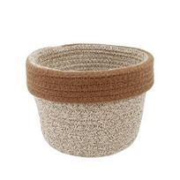 Cotton Rope Basket Large Toys Storage Woven Basket Decorative Round Closet Organizer for Clothes Towels Blankets ruda
