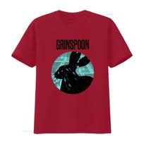 Grinspoon Marškinėliai Vidutinio dydžio Juodi Triušis Australija 2013 M. Tour Dizainas vintažiniai Skalbti Šiek tiek pralaidūs orui Unisex Stilingi gatvės drabužiai S black