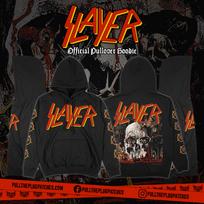 Slayer South of Heaven Megztinis Vyrams Moterims Oversized Y2k Vilnos Gatvės Palaidinė Amerikietiška Mirties Metalo Grupė Moteriški Vyriški Drabužiai 4XL red