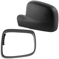 VW T5 03-15 exterior mirror housing + frame BLACK left 2 pcs. SET