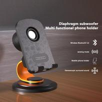 Smart Induction Speaker Portable Wireless Bluetooth Phone Holder Multi-functional Outdoor Sports Stereo Speakers Universal Induction Stand