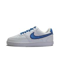 Nike Court Vision 1 Leather Slip Resistant Cushioning Abrasion Resistant Low top Skateboard Shoes Unisex Blue White DH2987-101(Team1356-) 36