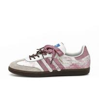 Adidas Originals SAMBA OG Slip Resistant, Abrasion Resistant, Breathable Low top German Army Trainers Unisex Pink B75806(Team2194-) 36⅔
