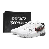 Nike LEBRON WITNESS IX Cushioning Slip Resistant Abrasion Resistant Waterproof Coverage Support Height Increasing HQ8035-100(Team2174-) 41