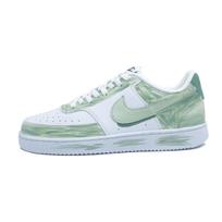 Nike Court Vision Avocado Leather Slip Resistant Cushioning Abrasion Resistant Low top Skateboard Shoes Unisex DH2987-101(team591-) 35.5