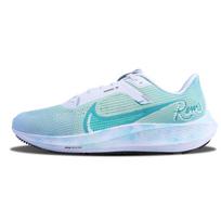 Nike Air Zoom Pegasus 40 Slip Resistant, Abrasion Resistant, Breathable Low top Running Shoes Unisex White Green Blue DV3853-102(Team73) 35.5