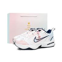 Nike Air Monarch 4 Breathable Height Increasing Low top Chunky Sneakers Unisex Pink Blue 415445-102(Team2037-) 40