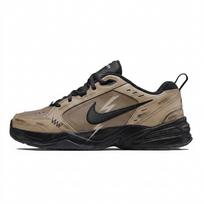 Nike Air Monarch 4 Lemon Joy Slip Resistant Low top Chunky Sneakers Men's Khaki Brown 415445-001(Team399-) 38.5