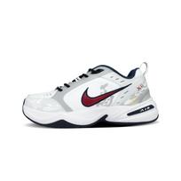Nike Air Monarch 4 Ride Into The Clouds Abrasion Resistant Low top Chunky Sneakers Men's Gray Red 415445-102(Team305-) 40.5