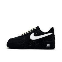 Nike Air Force 1 Starlight Warrior Leather Abrasion Resistant Low top Skateboard Shoes Unisex Black White CW2288-001(Team1615) 35.5