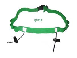 Marathon Running Race Bib Belt žalia