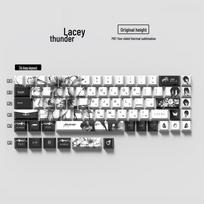 Chainsaw Man Heat Sublimation PBT Keycaps for US/Canada Lion mad68/Night Demon wotting Keyboards