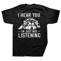 Funny Alaskan Malamute Alaska Dog Huskies 100_ Cotton T-shirts Men Fashion Casual Tshirt Loose Oversized Breathable Tops S juoda