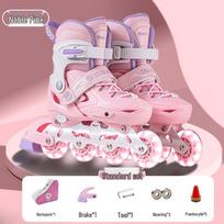 Kids & Adults Inline/Roller/Ice Skates for Beginners to Pros L for sizes 35-38