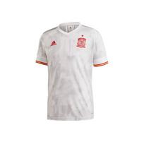 Adidas Ispanijos rinktinės išvykos sirgalių leidimo marškinėliai Vyriški Viršutiniai drabužiai Baltas Pilkas EH6514 S