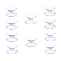 10Pcs/lot Pvc Double Sided Suction Cup - Sucker Pads For Glass, Plastic Suction Cup Plastic Small Suction Cup Without Trace 20mm