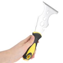Hot Sale 15-In-1 Multi Use Putty Knife Stainless Steel Paint Scraper Tool Wallpaper Can Opener Cleaning Paint Rollers Home DIY A