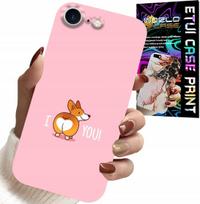 Etui Do Iphone Se / Se2 - Śmieszne Wzory I Love You Piesek Obudowa