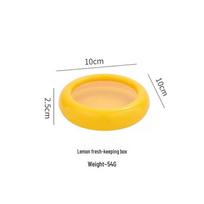 Fresh-Lock Produce Keeper: TPU Film Sealing Box for Tomatoes & Lemons - Prevents Odor Transfer in Fridge citrina