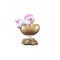 Cute Shake Zodiac Pony Sway Ornaments Pony Shape Cartoon New Year Desktop Ornament Resin Kawaii Horse Mascot New Year Gift