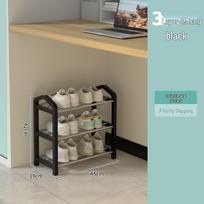 Multi-layer Detachable Metal Shoe Rack - Space-saving Entryway Cabinet for Dorm or Rental