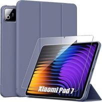 Coque + Verre Trempé pour Xiaomi Pad 7 / 7 Pro - Protection Slim avec Fonction Support - Violet