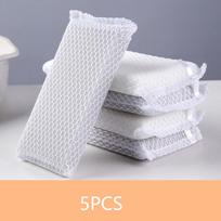 5/10Pcs Non Stick Scouring Pad For Pan Bowl Sponges Scouring Dish Sponge Cleaning Supplies Resilient Net Foaming Easily